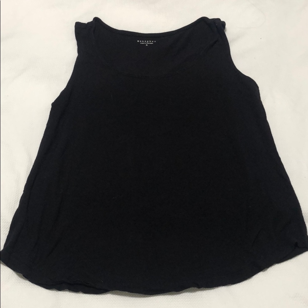 Black tank top